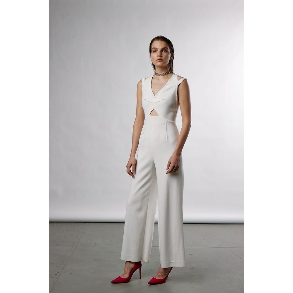 Yigal Azrouel SHOULDER STRAP OVERALL JUMPSUIT US 8 $795
